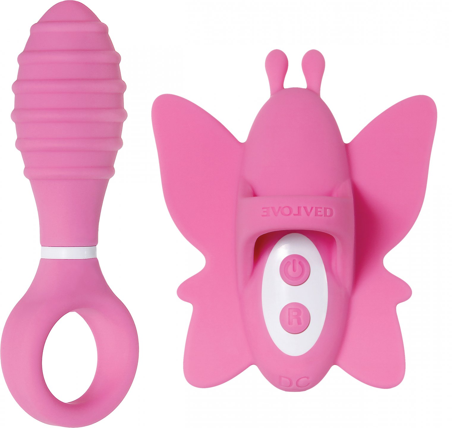 Evolved Double Date Pink � Vibrations-Set f�r Klitoris- & Analstimulation