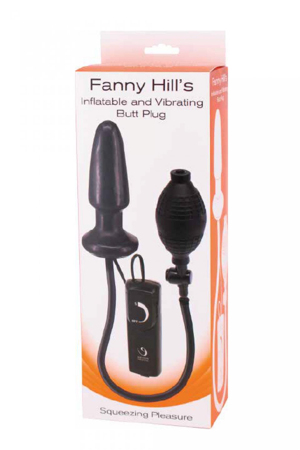 Fanny Hills � Aufblasbarer Vibrations-Analplug Black