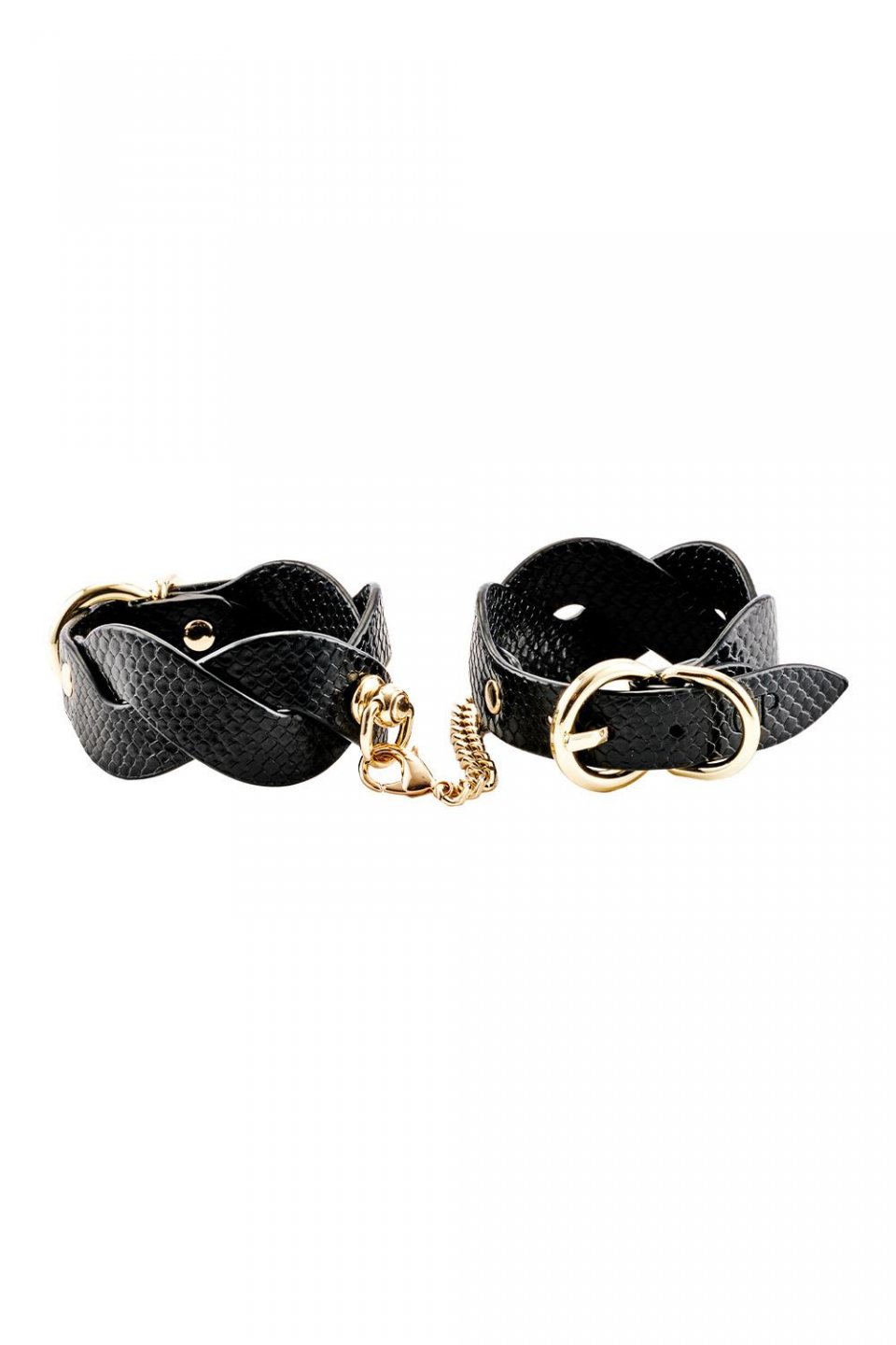 Guilty Pleasure Eclipse � Horizon Braided Handfesseln (Vegan, Gold-Tone)