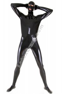 Heavy Rubber Catsuit mit Maske bis 4mm
