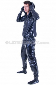 Lager Latex Catsuit Hausanzug Gr��e XS bis XXL