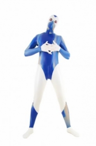 Latex Catsuit mit Maske Antarctica