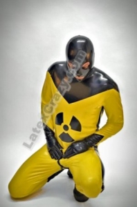 Latex Catsuit Atomage mit Maske auf Ma� bestellen