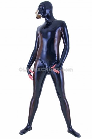 Latex Catsuit Body Curve mit Haube