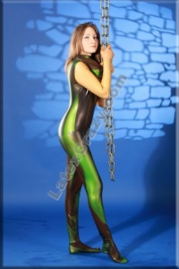 Latex Catsuit mit Breathplay Maske