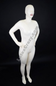 Latex Catsuit mit Maske und Mund�ffnung f�r Frauen