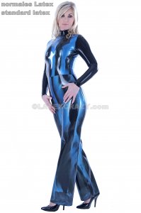 Latex Catsuit Flower Power unisex