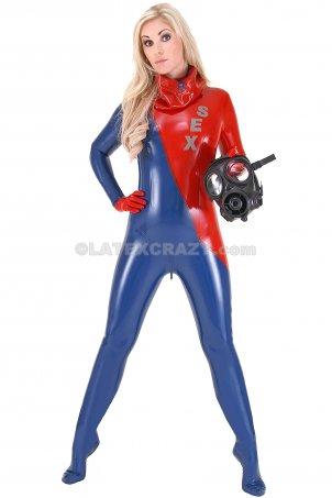 Latex Catsuit Latexxx mit Haube