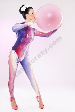 Latex Catsuit Living Color
