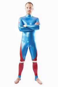 Latex Catsuit Mr Militar - Ma�geschneidert & Elegant
