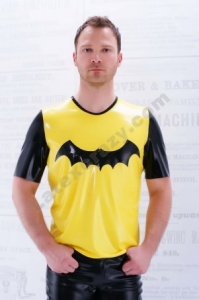 Latex T-Shirt Bat f�r M�nner auf Ma� im Latexshop