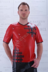 Latex T-Shirt Daniel f�r M�nner auf Ma� im Latexshop