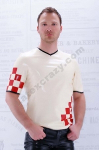 Latex T-Shirt Norman f�r M�nner auf Ma� im Latexshop