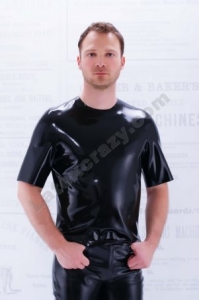 Latex T-Shirt Robert f�r M�nner auf Ma� im Latexshop