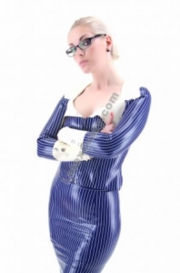 Latexjacke Faye aus Strukturlatex auf Ma� kaufen