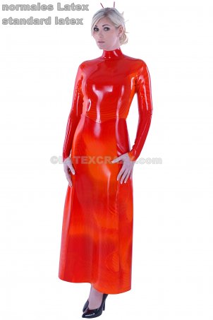 Latexkleid Star einfarbig