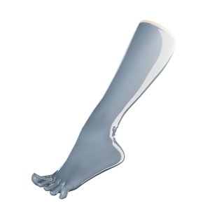 Uniqdsn Latex-Zehensocken kniehoch � slate grey