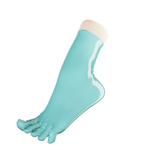 Uniqdsn Latex Zehensocken � mystic jade, kurz