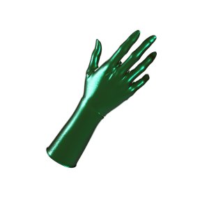 Latexhandschuhe metallic scarab green auch chloriert