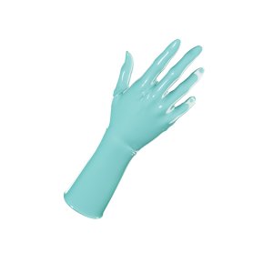 Uniqdsn Latexhandschuhe � mystic jade, chloriert