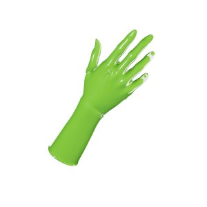 Latexhandschuhe kurz natural green � Uniqdsn