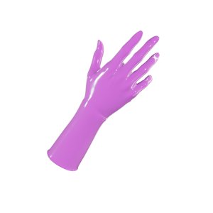 Latexhandschuhe kurz sweet lilac chloriert � Uniqdsn