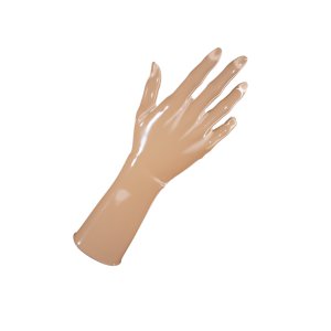 Uniqdsn Latexhandschuhe kurz � translucent dolly pink
