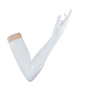 Uniqdsn Latexhandschuhe � pearl white, lang