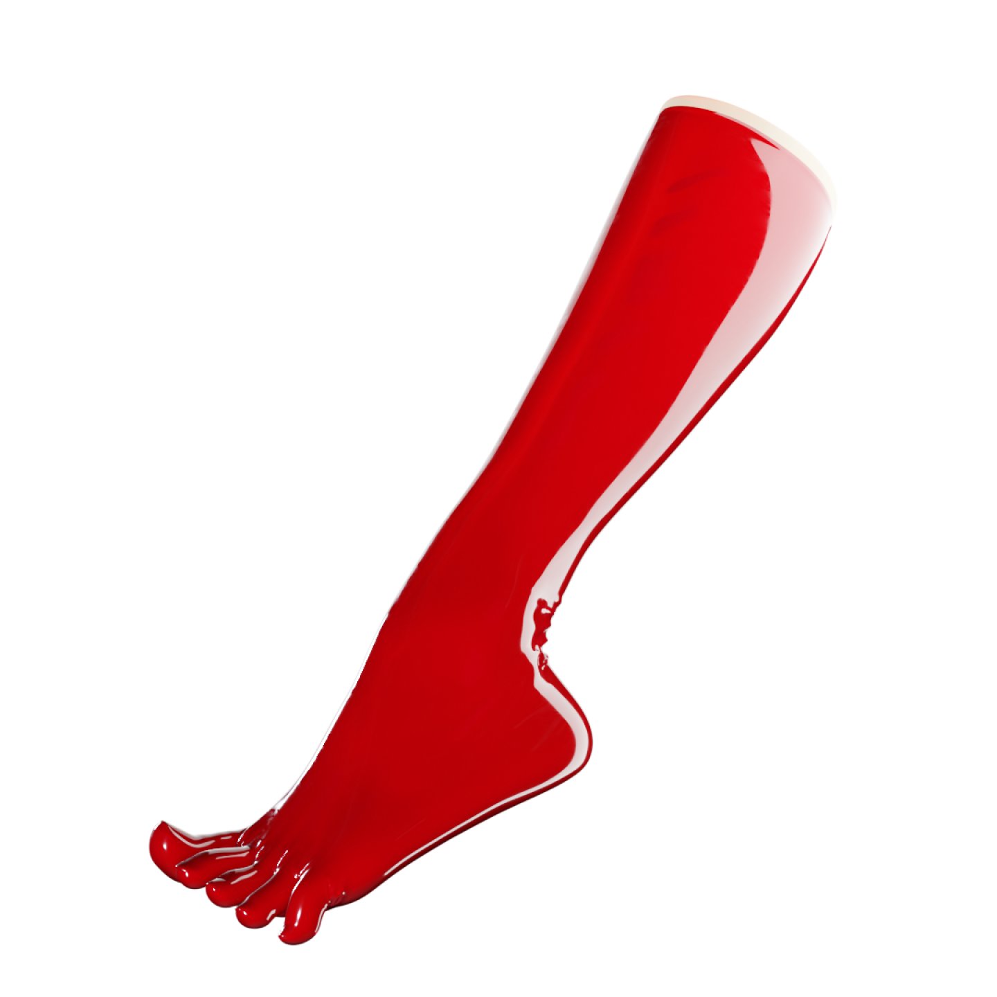 Uniqdsn Zehensocken knielang � lava red